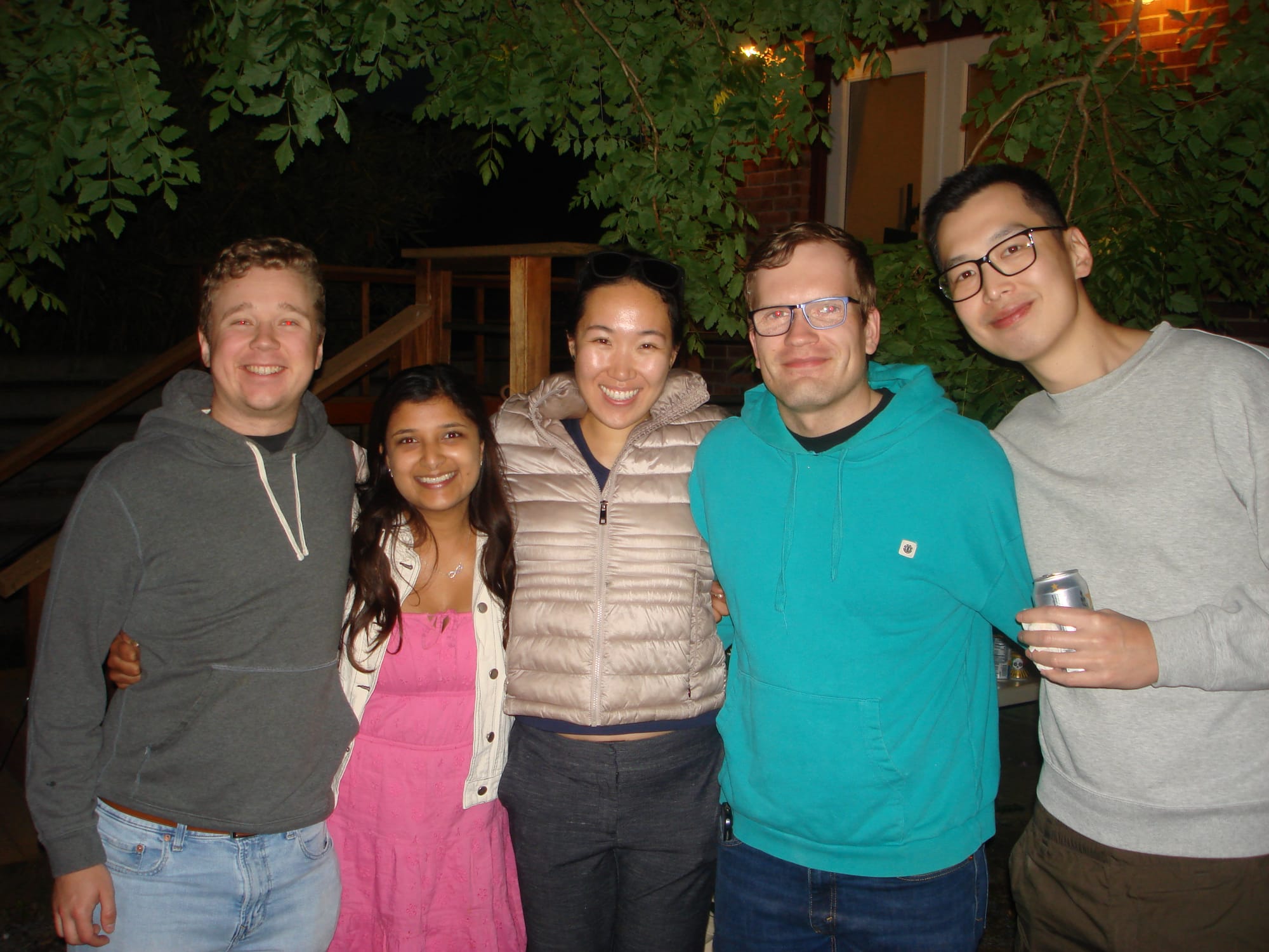 Group photo at the birthday party