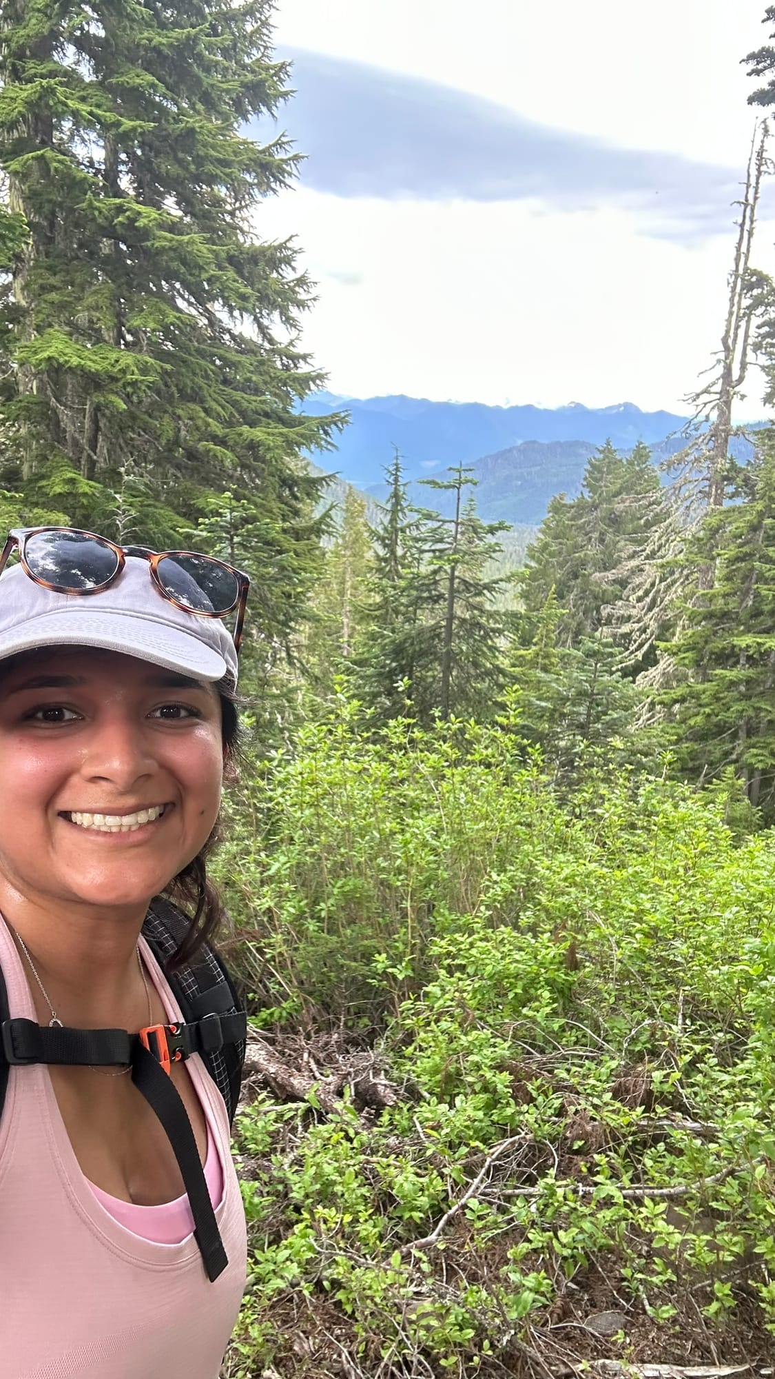Selfie on the trail up to Park Butte